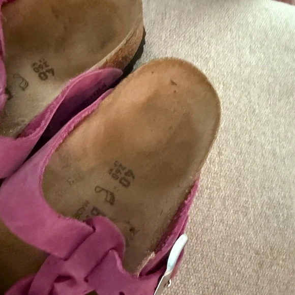 Birkenstock Pink Braided Sandals - Picture 6 of 6